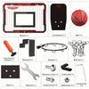 Indoor Basketball Hoop For Kids - Mini Basketball Hoop With 2 Balls -  For Boys & Girls - Suitable for Indoor Play - Perfect Gift for Kids
