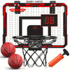 Indoor Basketball Hoop For Kids - Mini Basketball Hoop With 2 Balls -  For Boys & Girls - Suitable for Indoor Play - Perfect Gift for Kids