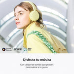 Audífonos Inalámbricos Sony Wh-ch520 Color Amarillo