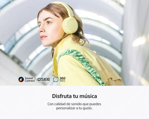 Audífonos Inalámbricos Sony Wh-ch520 Color Amarillo