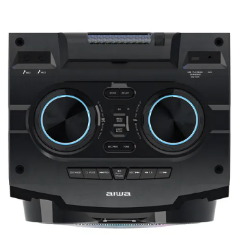 Bocina Doble 2500w Rms Awpoc10l Aiwa Color Negro