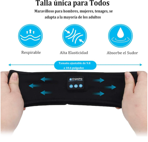 Auriculares Diadema Bluetooth PUBUNUS V5.0