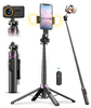 Trípode 53’’ Selfie Stick con Luz – ACKIMA