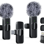 Micrófono de Solapa Inalámbrico Profesional para iPhone / iPad