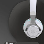 Tv Bluetooth Headphones Wireless Headphon with Mic USB Adaptor Headset Noise Canceling Stereo Foldable Bass for TV Earphone