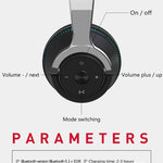 Tv Bluetooth Headphones Wireless Headphon with Mic USB Adaptor Headset Noise Canceling Stereo Foldable Bass for TV Earphone