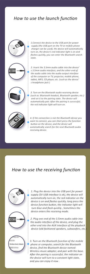 Tv Bluetooth Headphones Wireless Headphon with Mic USB Adaptor Headset Noise Canceling Stereo Foldable Bass for TV Earphone