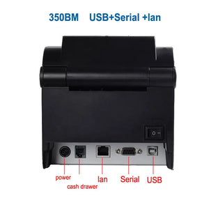 350BM Xprinter 3 INCH (80MM) Thermal Barcode Label printer Sticker Printer  QR Code Thermal printer Milk Tea Shop