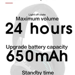 Tv Bluetooth Headphones Wireless Headphon with Mic USB Adaptor Headset Noise Canceling Stereo Foldable Bass for TV Earphone