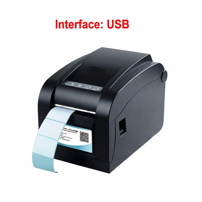 350BM Xprinter 3 INCH (80MM) Thermal Barcode Label printer Sticker Printer  QR Code Thermal printer Milk Tea Shop