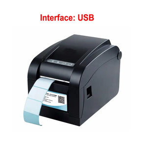 350BM Xprinter 3 INCH (80MM) Thermal Barcode Label printer Sticker Printer  QR Code Thermal printer Milk Tea Shop
