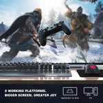 GameSir T3s White Bluetooth Wireless Gamepad Switch Game Controller for Nintendo Switch Android Smartphone Apple iPhone and PC