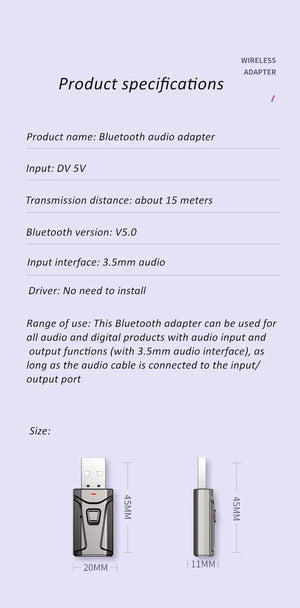 Tv Bluetooth Headphones Wireless Headphon with Mic USB Adaptor Headset Noise Canceling Stereo Foldable Bass for TV Earphone