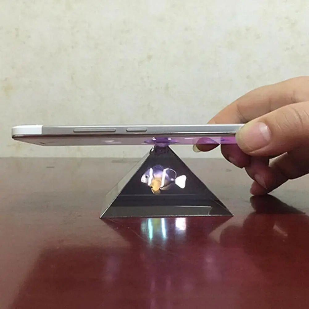 3D Holographic Projection DIY Science Experiment Technology Products Kids Phone 3D Hologram Display Projector Stand Tecnologia