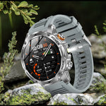 LIGE 1000 mAh Smart Watch 1.7 Inch Screen Bluetooth Call Voice Assistant Watch Sports Fitness IP68 Waterproof Smartwatch For Men