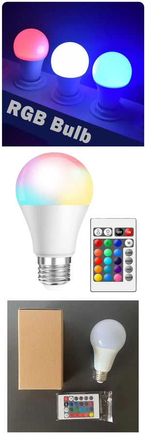 “Foco LED RGB 16 Colores Prolectronick”