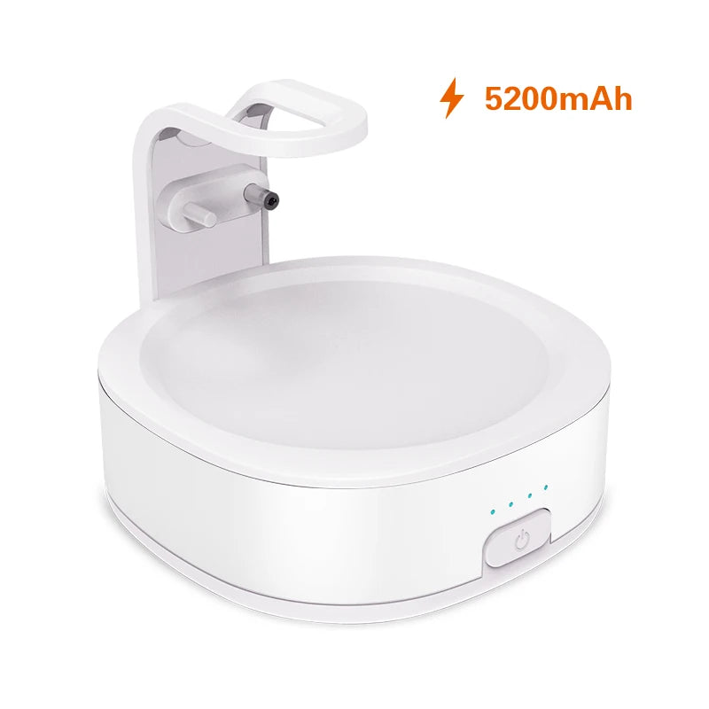 Fanxoo Echo Dot 3 rd Gen Power Battery Base Adapter For Alexa Speaker Docking Station Rechargeable Battery Power Bank Play 10H
