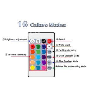 “Foco LED RGB 16 Colores Prolectronick”