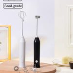 Wireless Milk Frother Electric Type-C Handheld Blender Stainless Steel Mini Coffee Maker Whisk Mixer For Coffee Cappuccino Cream