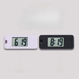 Electronic Clock Keychain Mini Electronic Neutral Student Elliptical Watch Digital Time Display Wall Clock Keychain  Led Clock