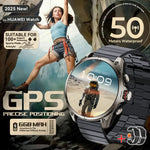 New For Huawei Ultra Hot sale GPS SmartWatch Men AMOLED HD Precise GPS Compass BT Call Health Monitor 5ATM Waterproof SWIM Watch
