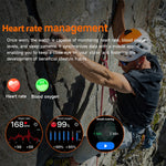 LIGE 1000 mAh Smart Watch 1.7 Inch Screen Bluetooth Call Voice Assistant Watch Sports Fitness IP68 Waterproof Smartwatch For Men