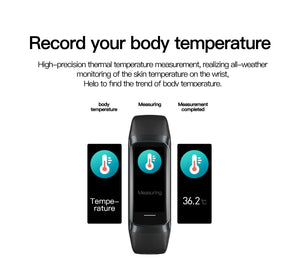 C60 Smart Bracelet Amoled Screen Heart Rate Blood Fitness Tracker SmartBand For Women Men Fashion Sport Smartwatch