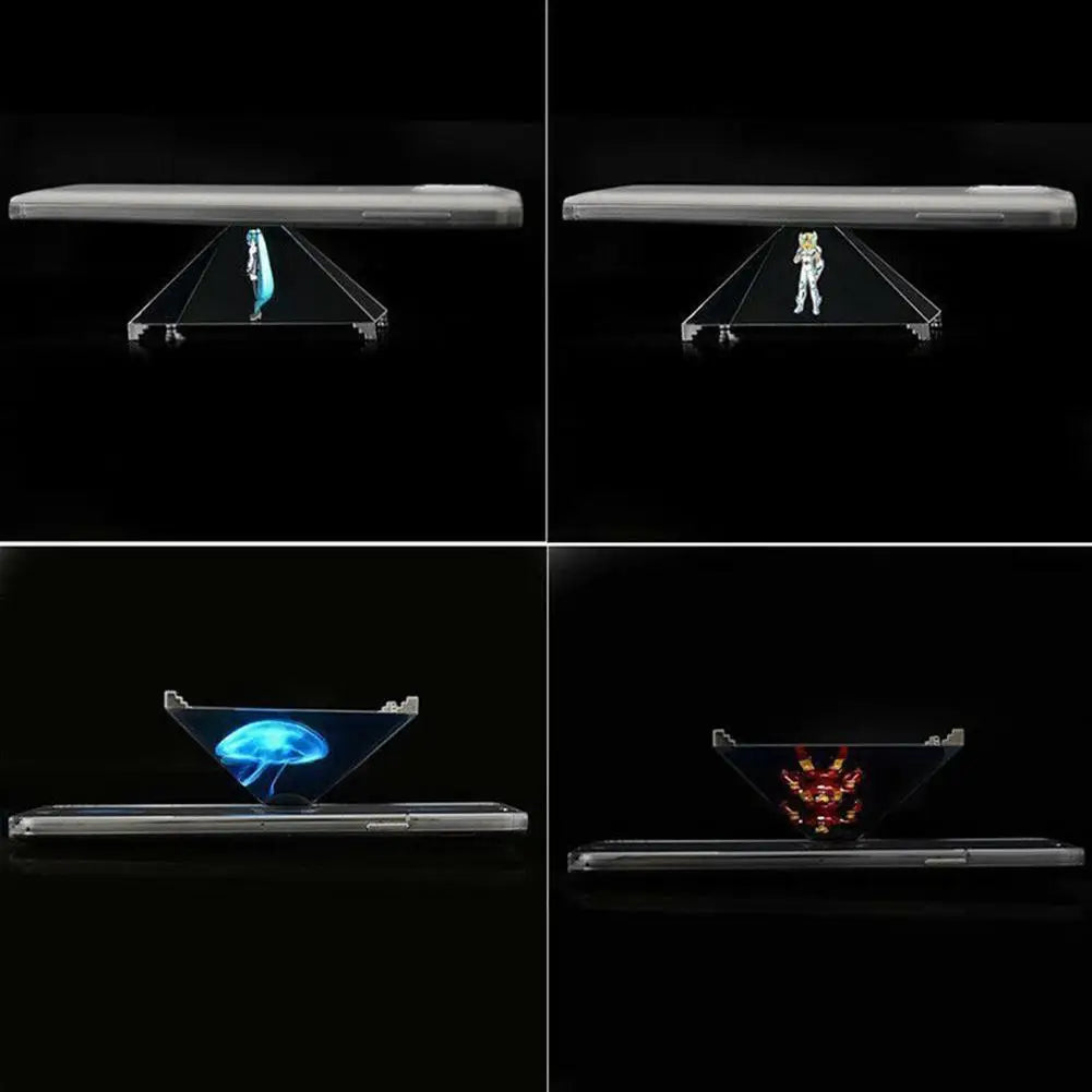 3D Holographic Projection DIY Science Experiment Technology Products Kids Phone 3D Hologram Display Projector Stand Tecnologia