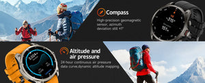 New For Huawei Ultra Hot sale GPS SmartWatch Men AMOLED HD Precise GPS Compass BT Call Health Monitor 5ATM Waterproof SWIM Watch
