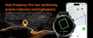 New For Huawei Ultra Hot sale GPS SmartWatch Men AMOLED HD Precise GPS Compass BT Call Health Monitor 5ATM Waterproof SWIM Watch