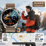 New For Huawei Ultra Hot sale GPS SmartWatch Men AMOLED HD Precise GPS Compass BT Call Health Monitor 5ATM Waterproof SWIM Watch