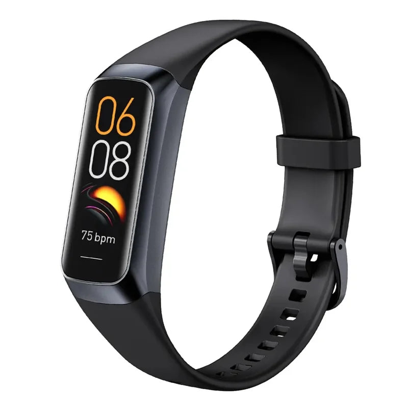 C60 Smart Bracelet Amoled Screen Heart Rate Blood Fitness Tracker SmartBand For Women Men Fashion Sport Smartwatch