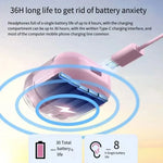 NEW HK3 Wireless BT5.3 Headset T2 TWS Headphones ENC Headphones LED Power Digital Display Stereo Sound Earphones for Sports