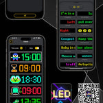 Car LED Matrix Pixel Panel DIY RGB Lighting Graffiti Scrolling Text Board Windshield Advertising Screen Bluetooth APP Control
