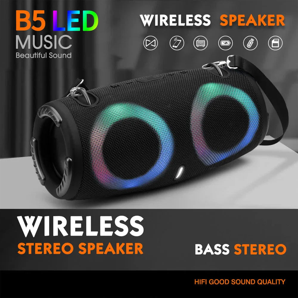 Carpbaba XTREME3R Portable Waterproof Power Bluetooth Speaker Wireless Subwoofer 360 Stereo Surround TWS FM Boom Box