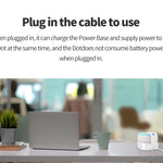 Fanxoo Echo Dot 3 rd Gen Power Battery Base Adapter For Alexa Speaker Docking Station Rechargeable Battery Power Bank Play 10H