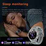 LIGE 1000 mAh Smart Watch 1.7 Inch Screen Bluetooth Call Voice Assistant Watch Sports Fitness IP68 Waterproof Smartwatch For Men