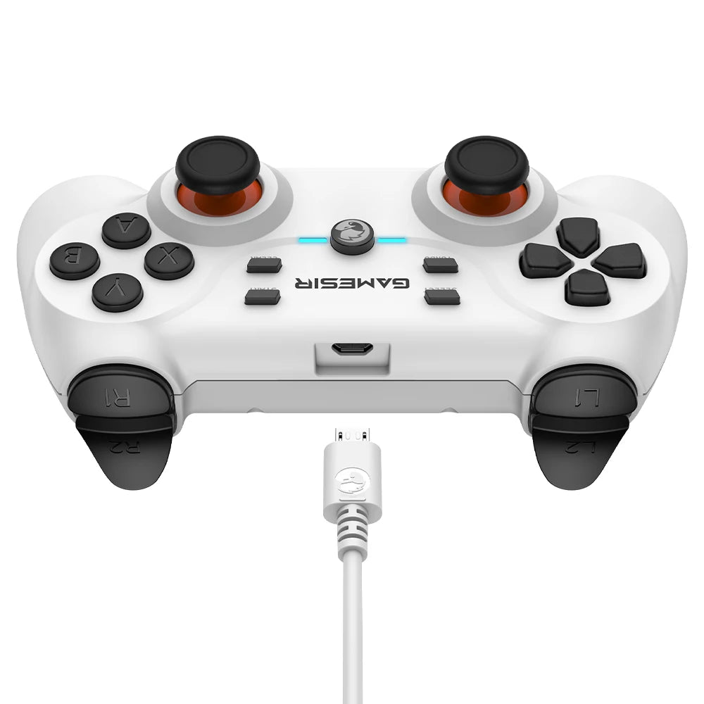 GameSir T3s White Bluetooth Wireless Gamepad Switch Game Controller for Nintendo Switch Android Smartphone Apple iPhone and PC