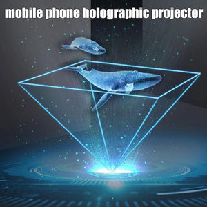 3D Holographic Projection DIY Science Experiment Technology Products Kids Phone 3D Hologram Display Projector Stand Tecnologia