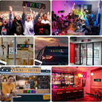 Car LED Matrix Pixel Panel DIY RGB Lighting Graffiti Scrolling Text Board Windshield Advertising Screen Bluetooth APP Control