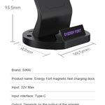 240W PD3.1 Magnetic Charging Dock for Xiaomi Redmi Huawei Samsung Super Quick Wireless Charger Stand Holder