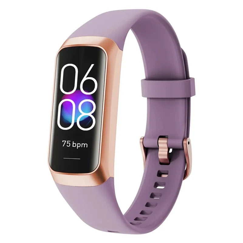 C60 Smart Bracelet Amoled Screen Heart Rate Blood Fitness Tracker SmartBand For Women Men Fashion Sport Smartwatch