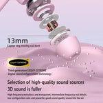 Original T2 Wireless Bluetooth Earphone Transparent HIFI Headphones LED Power Digital Display Stereo Sound Earphones for Xiaomi