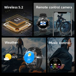 LIGE 1000 mAh Smart Watch 1.7 Inch Screen Bluetooth Call Voice Assistant Watch Sports Fitness IP68 Waterproof Smartwatch For Men