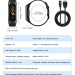 C60 Smart Bracelet Amoled Screen Heart Rate Blood Fitness Tracker SmartBand For Women Men Fashion Sport Smartwatch