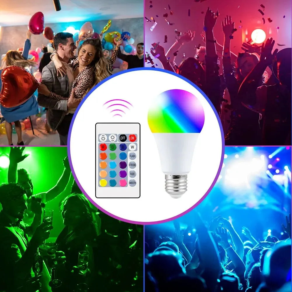 “Foco LED RGB 16 Colores Prolectronick”