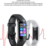C60 Smart Bracelet Amoled Screen Heart Rate Blood Fitness Tracker SmartBand For Women Men Fashion Sport Smartwatch