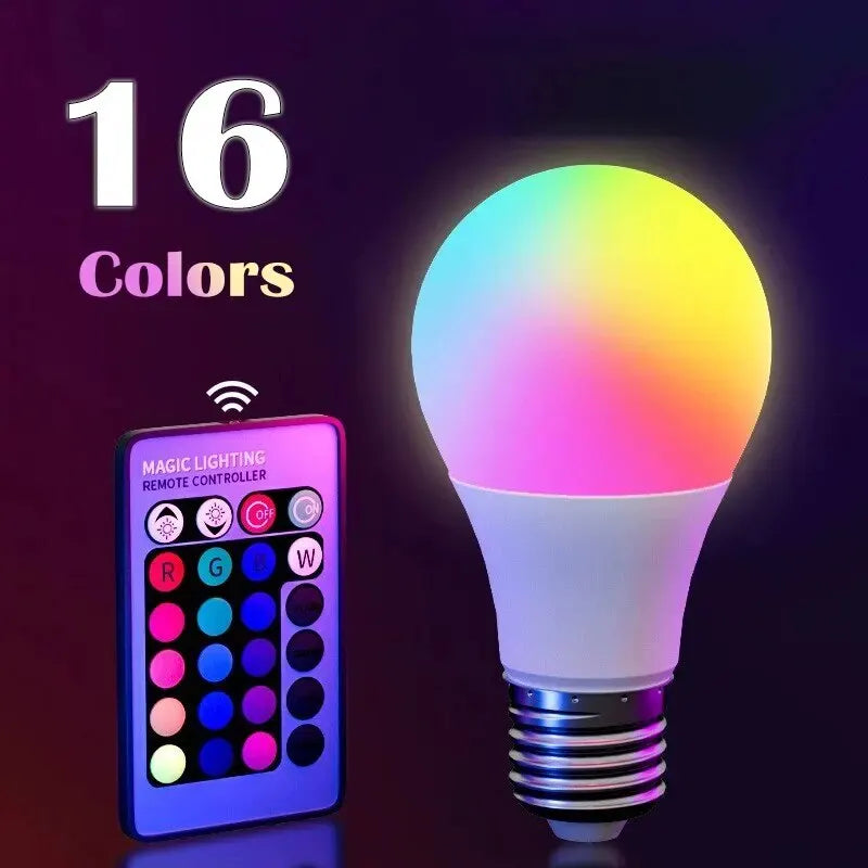 “Foco LED RGB 16 Colores Prolectronick”