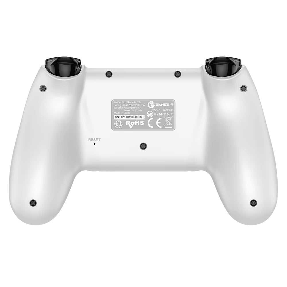 GameSir T3s White Bluetooth Wireless Gamepad Switch Game Controller for Nintendo Switch Android Smartphone Apple iPhone and PC