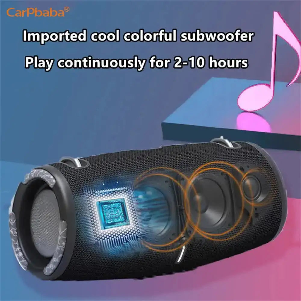 Carpbaba XTREME3R Portable Waterproof Power Bluetooth Speaker Wireless Subwoofer 360 Stereo Surround TWS FM Boom Box